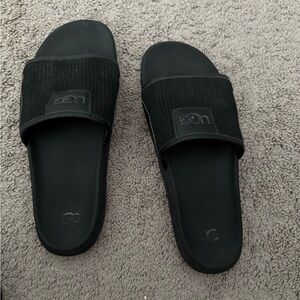 UGG Black Sandals Minimalist Design